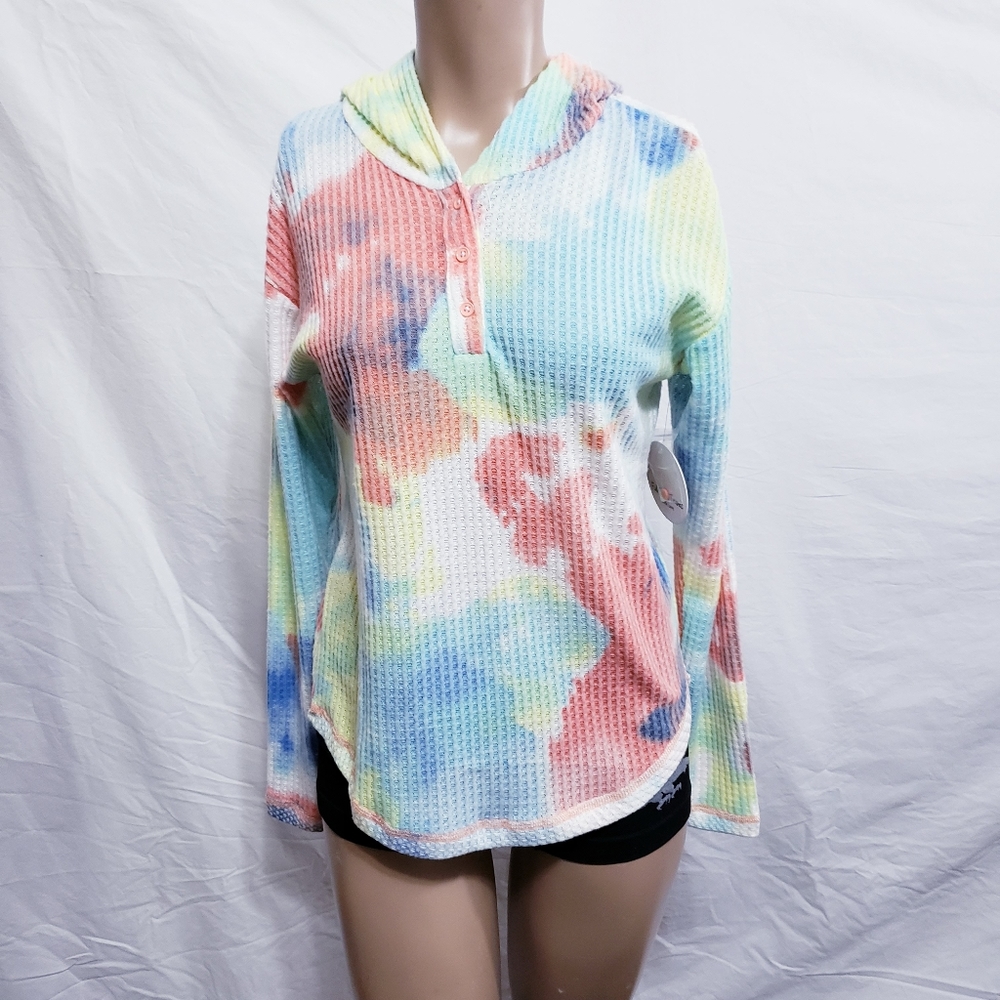 Full circle trends tie dye sweater shirt size S